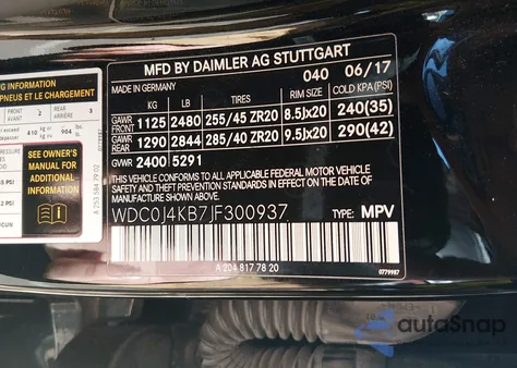 2018 Mercedes-Benz Glc 300 Coupe 4Matic z USA, uszkodzony, nr VIN WDC0J4KB7JF300937